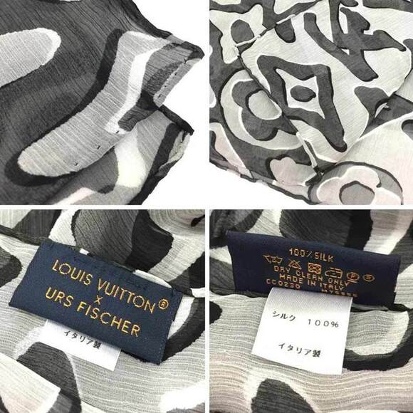 LOUIS VUITTON Monogram M76556 LV Fischer Stole Shawl Scarf - Picture 3 of 3